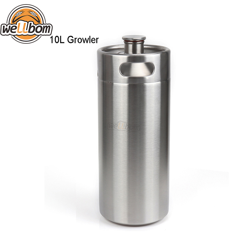 Stainless Steel 10L Beer Keg Growler Wine Pot Unbreakable Home Brewing Beer Making Bar Tool,Tumi - The official and most comprehensive assortment of travel, business, handbags, wallets and more.